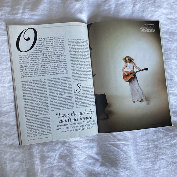 RARE Taylor Swift Rolling Stones Magazine cover March 2009 - Collectors item - Picture 4 of 6